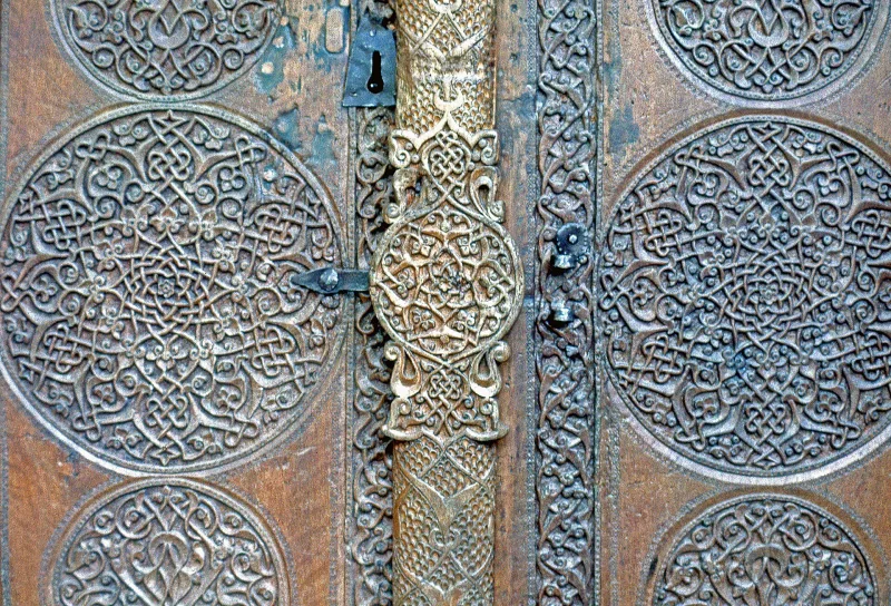 Mahmut Bey Mosque in Kasaba—a 14th-century wooden mosque