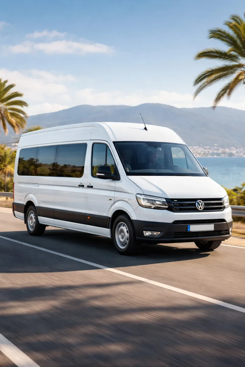 „Volkswagen Crafter Eco“, pervežimas iš Kašo į (AYT) Antalijos oro uostą