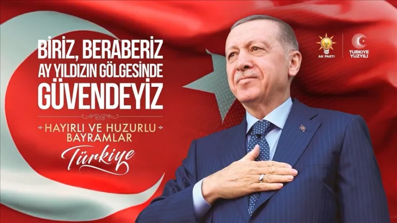 Ein Beitrag der AK-Partei mit dem Titel „Im Schatten des Halbmondes und des Sterns sind wir sicher“