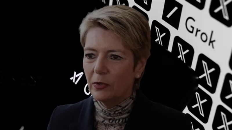 Szwajcarska minister finansów Keller-Sutter złożyła zawiadomienie o popełnieniu przestępstwa w związku z obraźliwym wpisem Groka