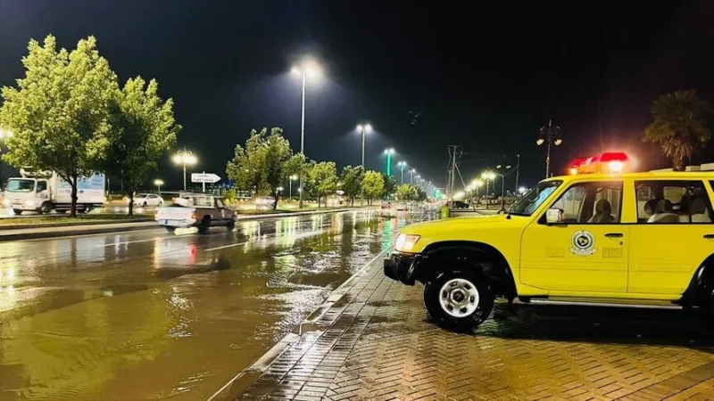 En Arabia Saudí se ha suspendido la actividad escolar en algunas zonas debido a las inundaciones y las fuertes lluvias
