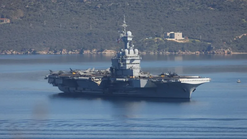 It has been reported that the French aircraft carrier Charles de Gaulle has been deployed to the Red Sea