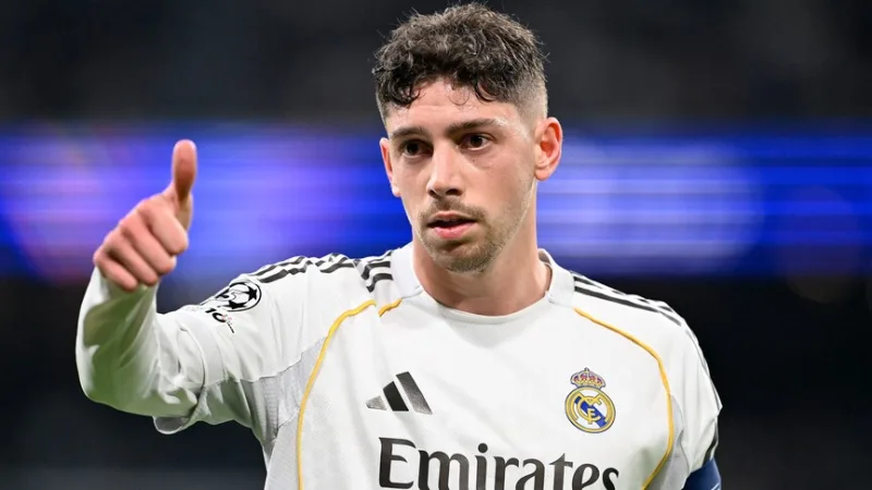Valverde, who suffered a head injury while playing for Real Madrid, will be sidelined for two weeks